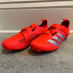 NEW Adidas Indoor Cycling Shoes, Men’s 9.5 / Women’s 10.5 — Bold Neon Red